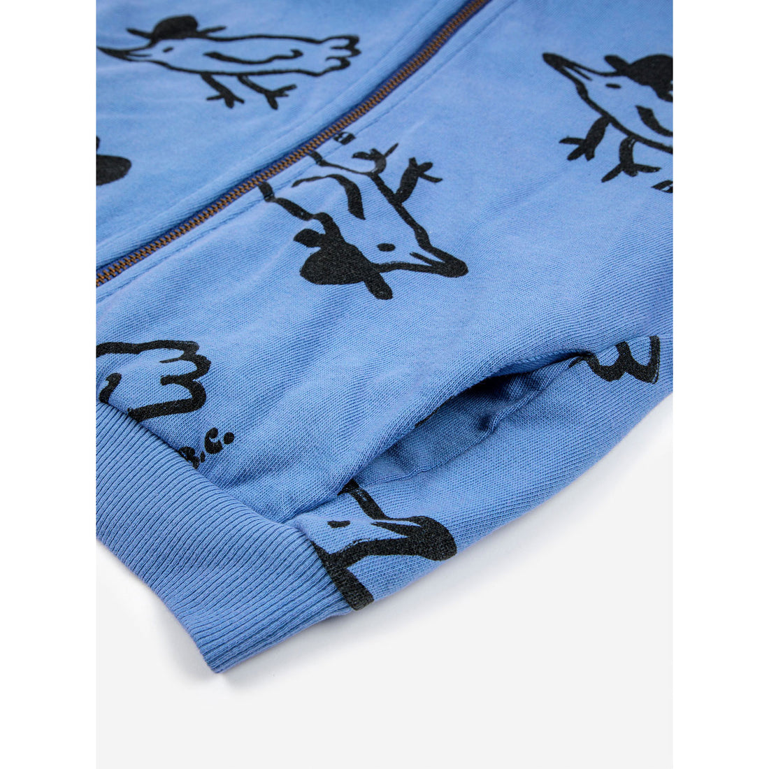 Bobo Choses Mr Birdie Zipped Sweatshirt