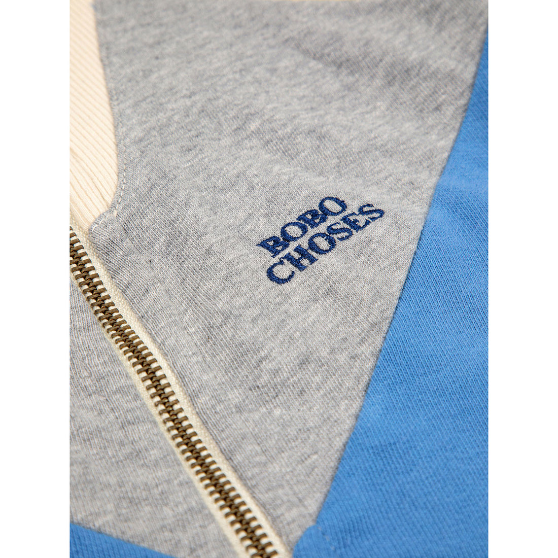 Bobo Choses Color Block Zipped Sweatshirt