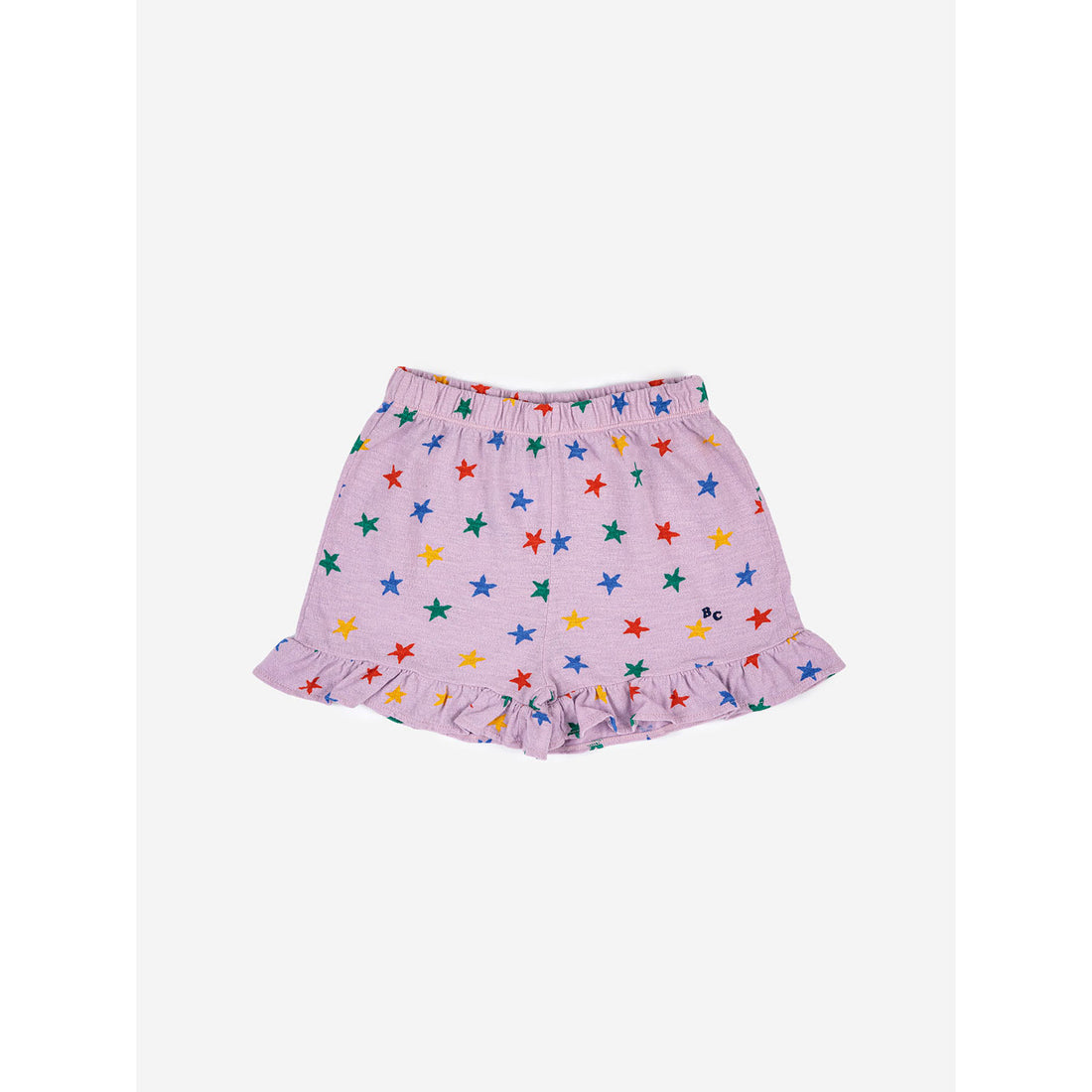 Bobo Choses Multicolor Stars All Over Ruffle Shorts