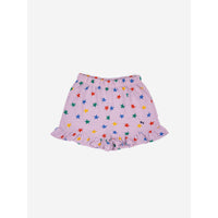 Bobo Choses Multicolor Stars All Over Ruffle Shorts