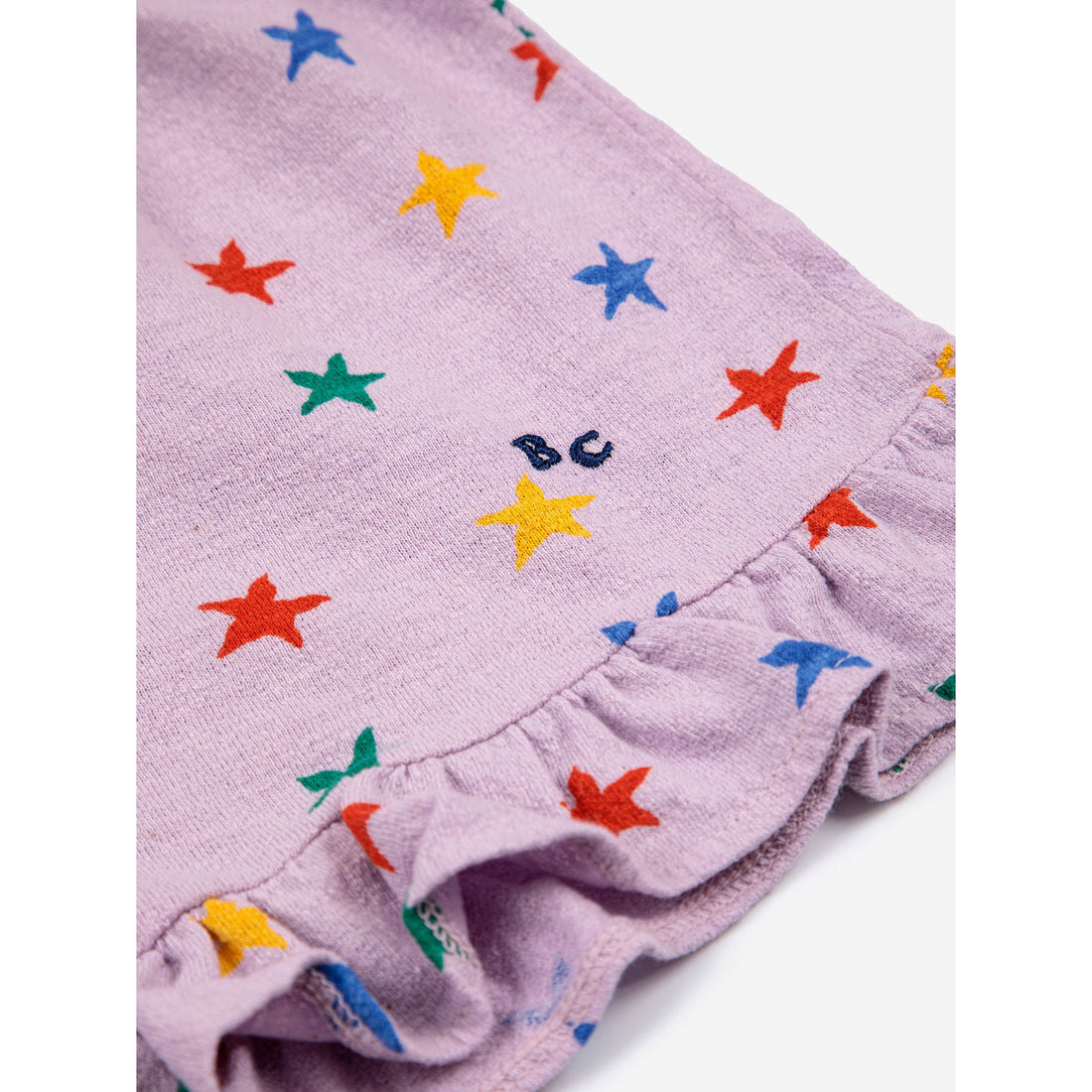 Bobo Choses Multicolor Stars All Over Ruffle Shorts