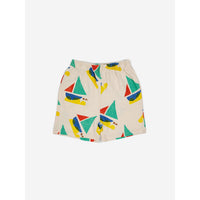 Bobo Choses Multicolor Sail Boat All Over Bermuda Shorts