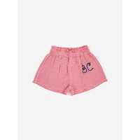 Bobo Choses Pink Vichy Woven Shorts