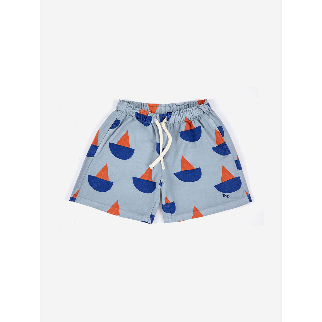 Bobo Choses Sail Boat All Over Woven Shorts