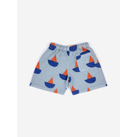 Bobo Choses Sail Boat All Over Woven Shorts