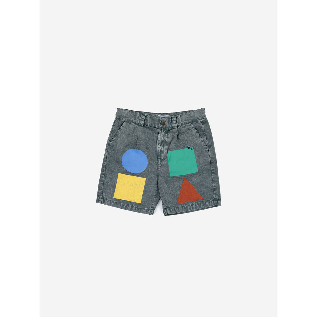 Bobo Choses Geometric Color Block Woven Bermuda Shorts