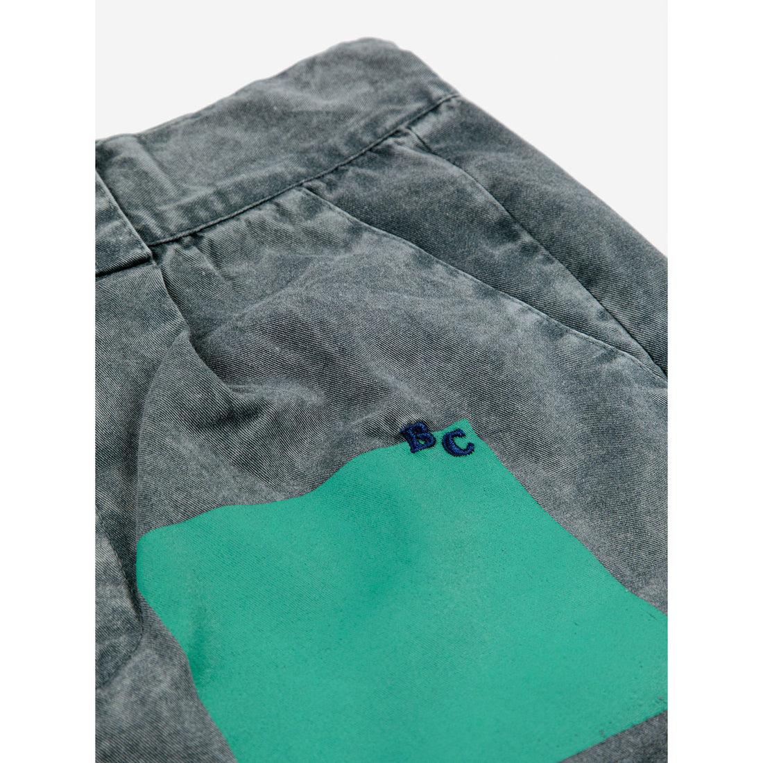 Bobo Choses Geometric Color Block Woven Bermuda Shorts