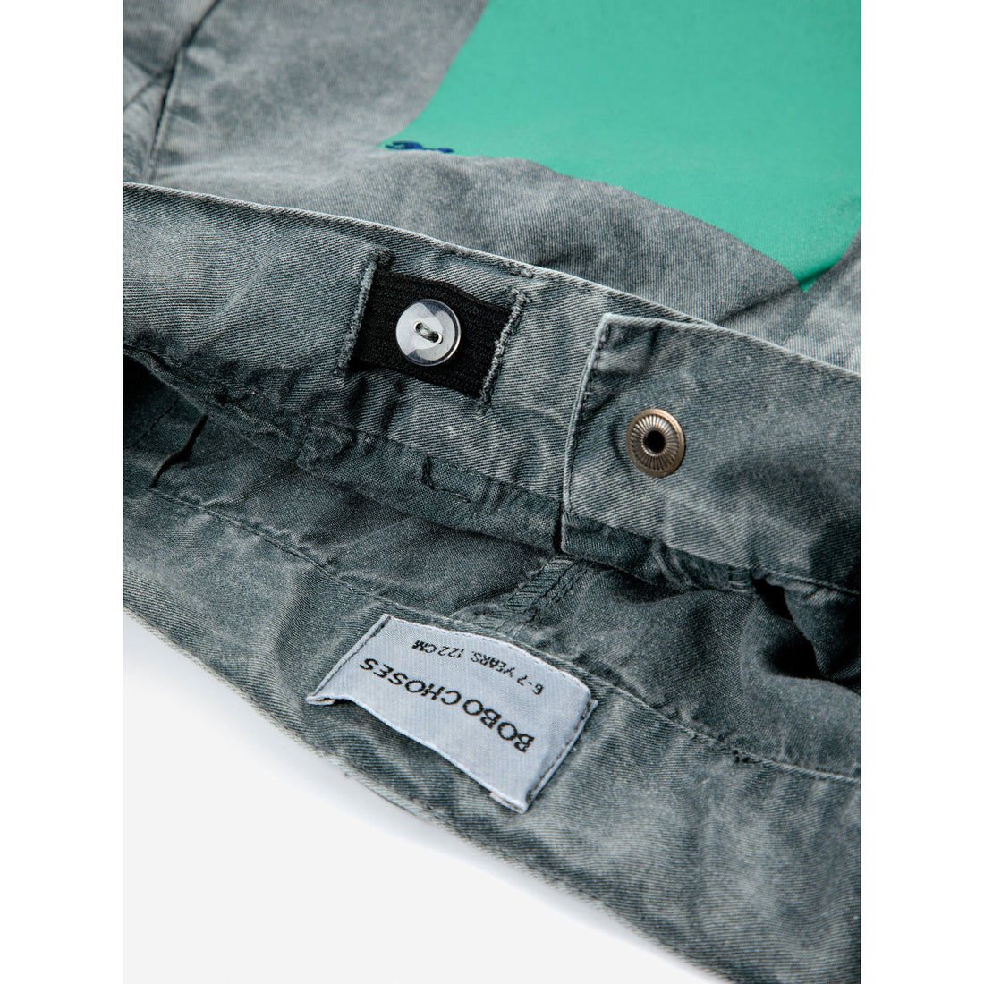 Bobo Choses Geometric Color Block Woven Bermuda Shorts
