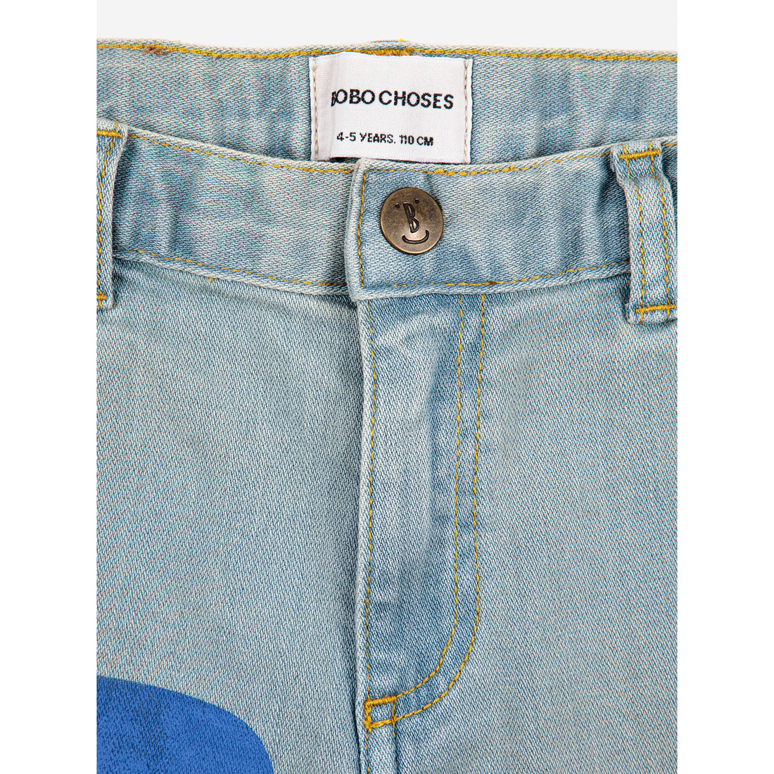 Bobo Choses Bobo Choses Color Block Denim Bermuda Shorts