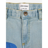 Bobo Choses Bobo Choses Color Block Denim Bermuda Shorts