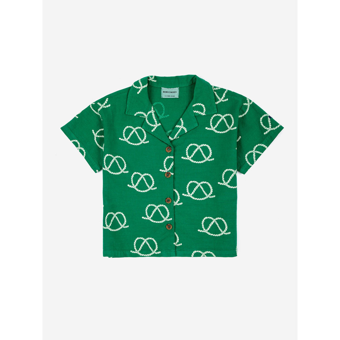 Bobo Choses Sail Rope All Over Woven Shirt