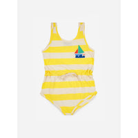 Bobo Choses Yellow Stripes Playsuit