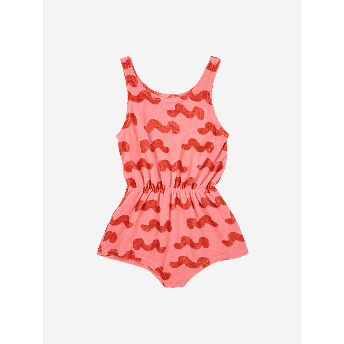 Bobo Choses Waves All Over Terry Playsuit