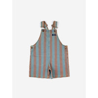 Bobo Choses Vertical Stripes Denim Short Dungaree