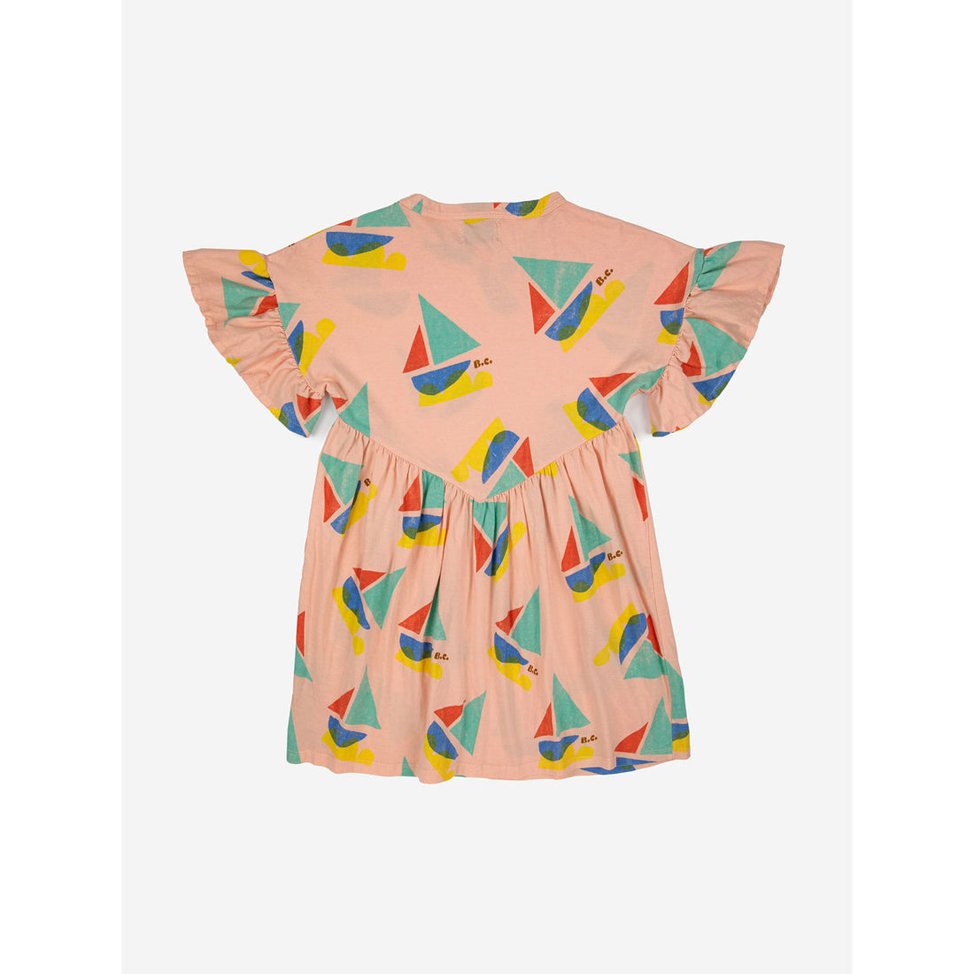 Bobo Choses Multicolor Sailboat Ruffle Dress