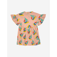 Bobo Choses Multicolor Sailboat Ruffle Dress