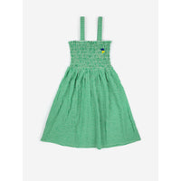 Bobo Choses Green Vichy Strap Dress
