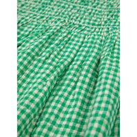 Bobo Choses Green Vichy Strap Dress