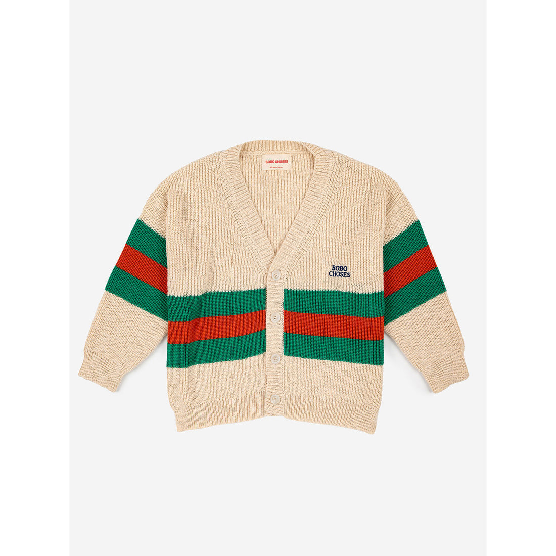 Bobo Choses Stripes Cardigan