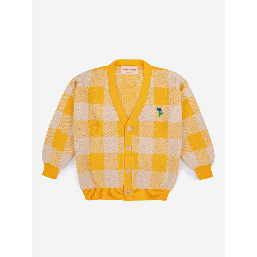 Bobo Choses Vichy Cardigan
