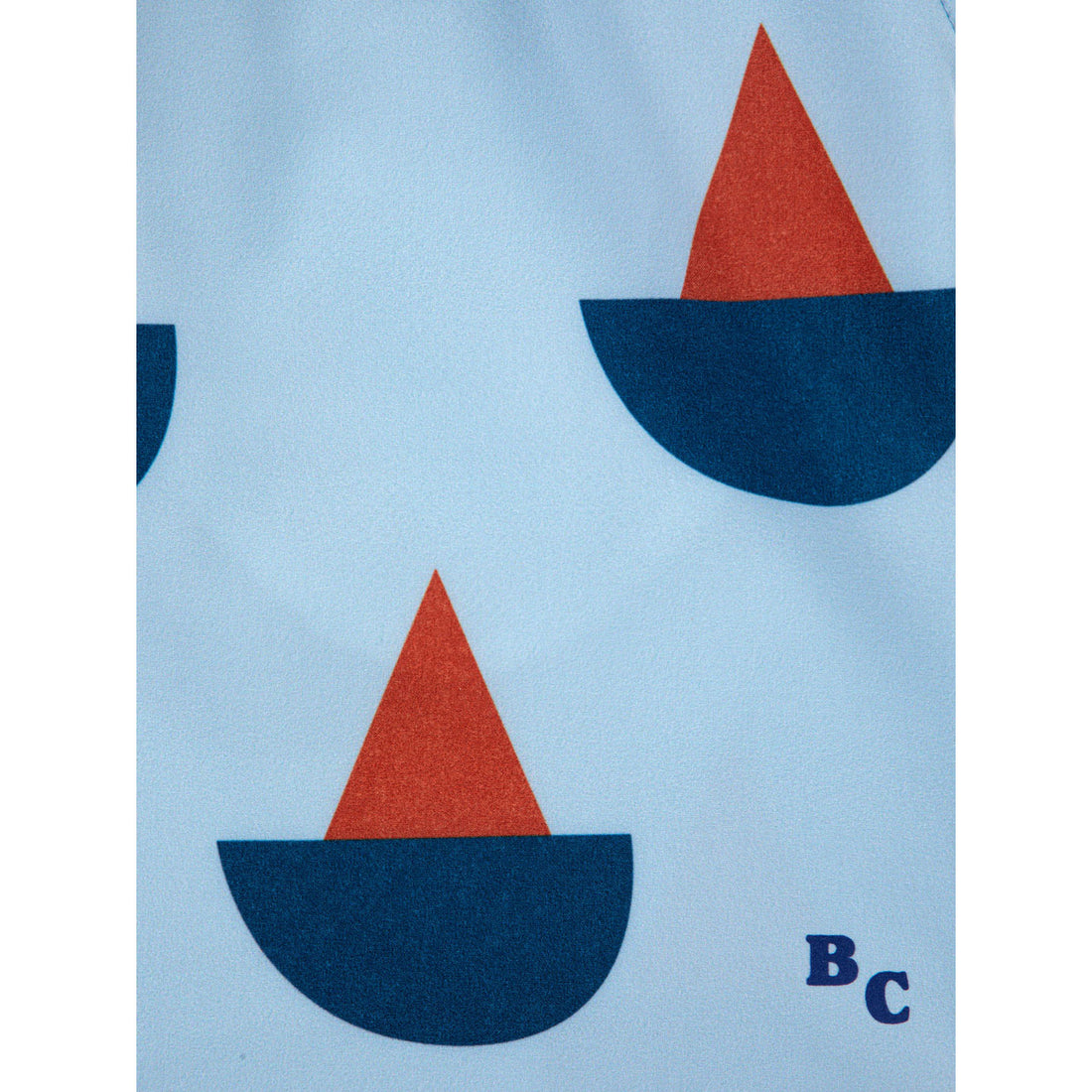 Bobo Choses Sail Boat All Over Swim Bermuda Shorts