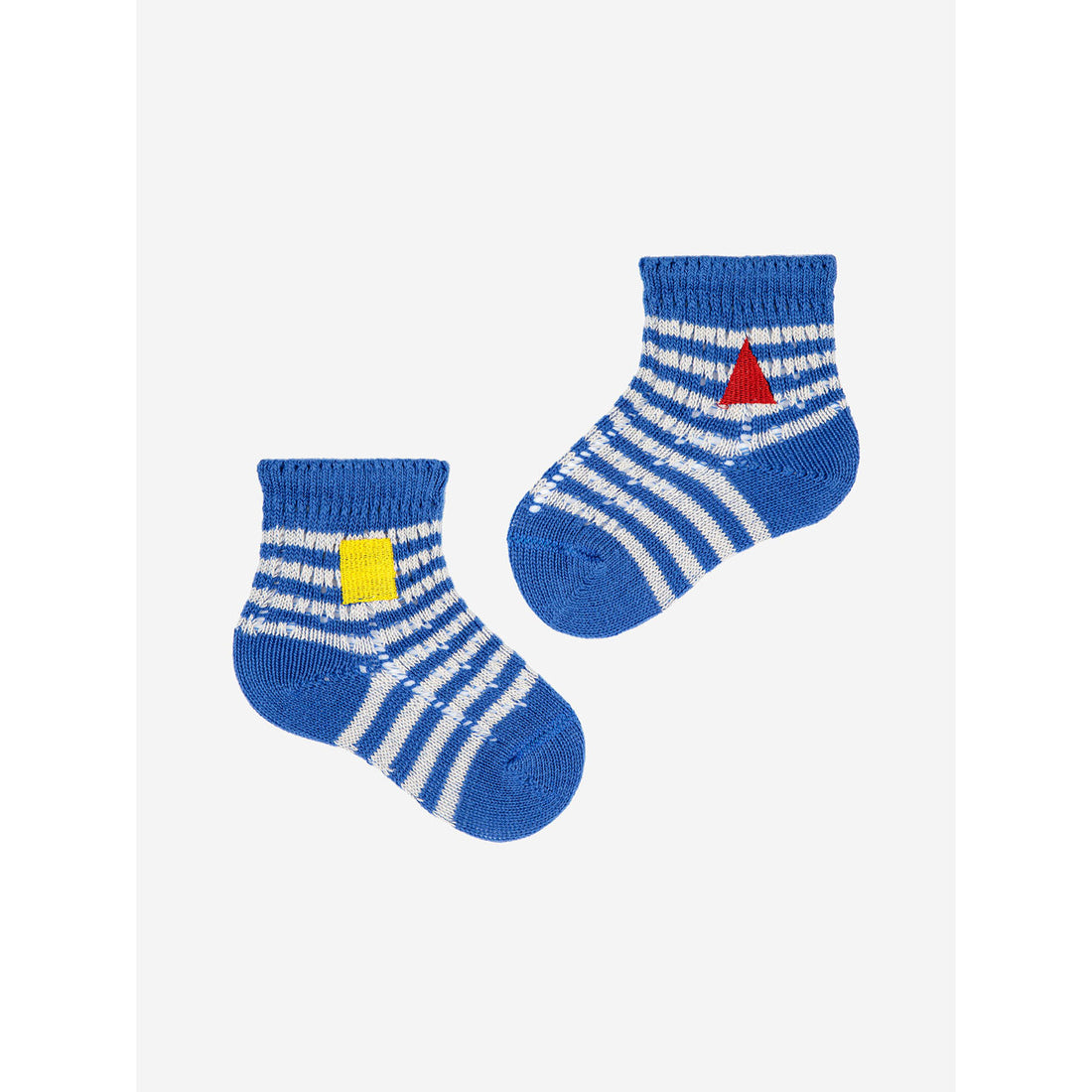 Bobo Choses Blue Stripe All Over Long Baby Socks