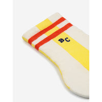 Bobo Choses Yellow Stripes Long Socks