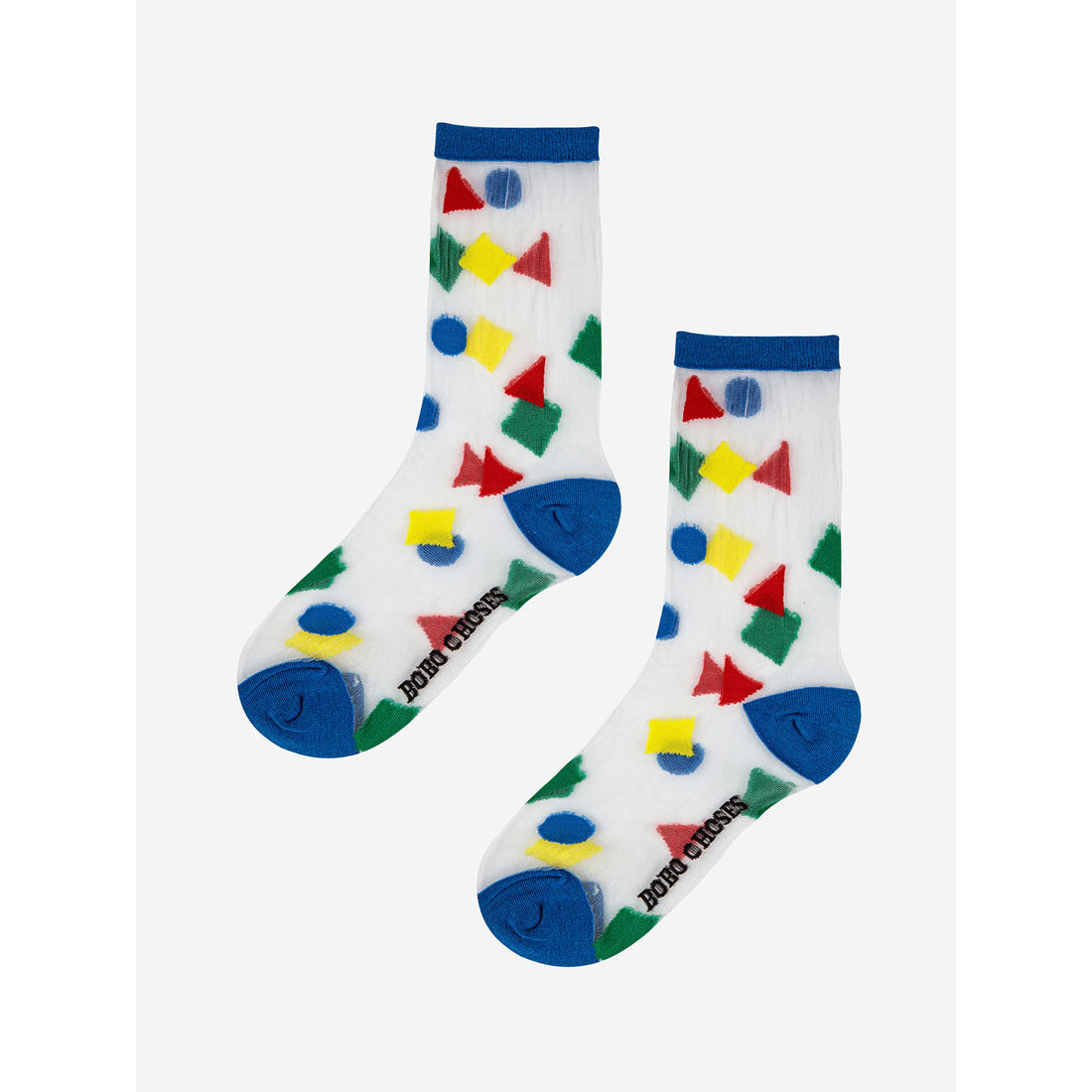 Bobo Choses Geometric Colors Transparent Short Socks