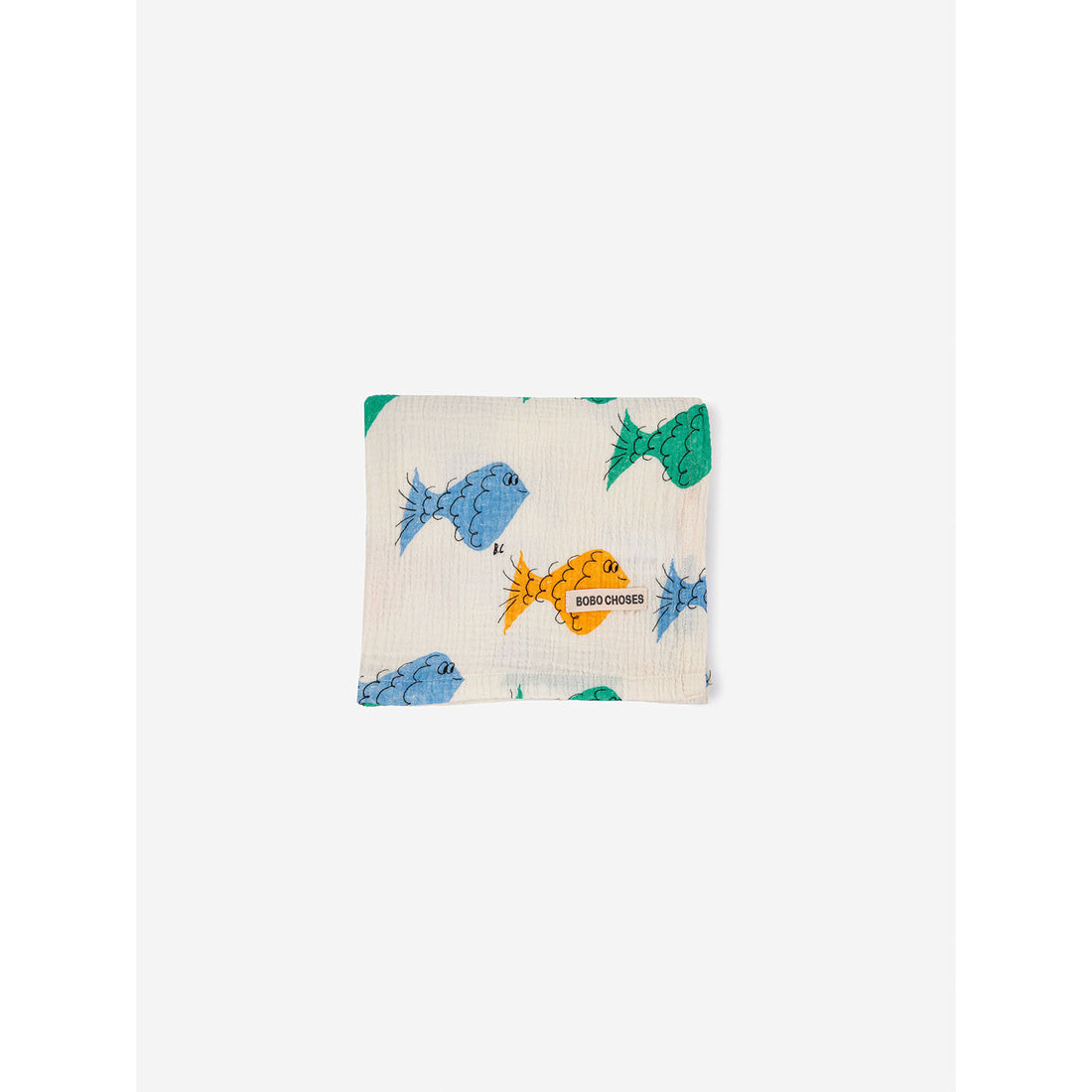 Bobo Choses Multicolor Fish All Over Muslin