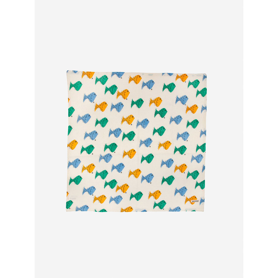 Bobo Choses Multicolor Fish All Over Muslin