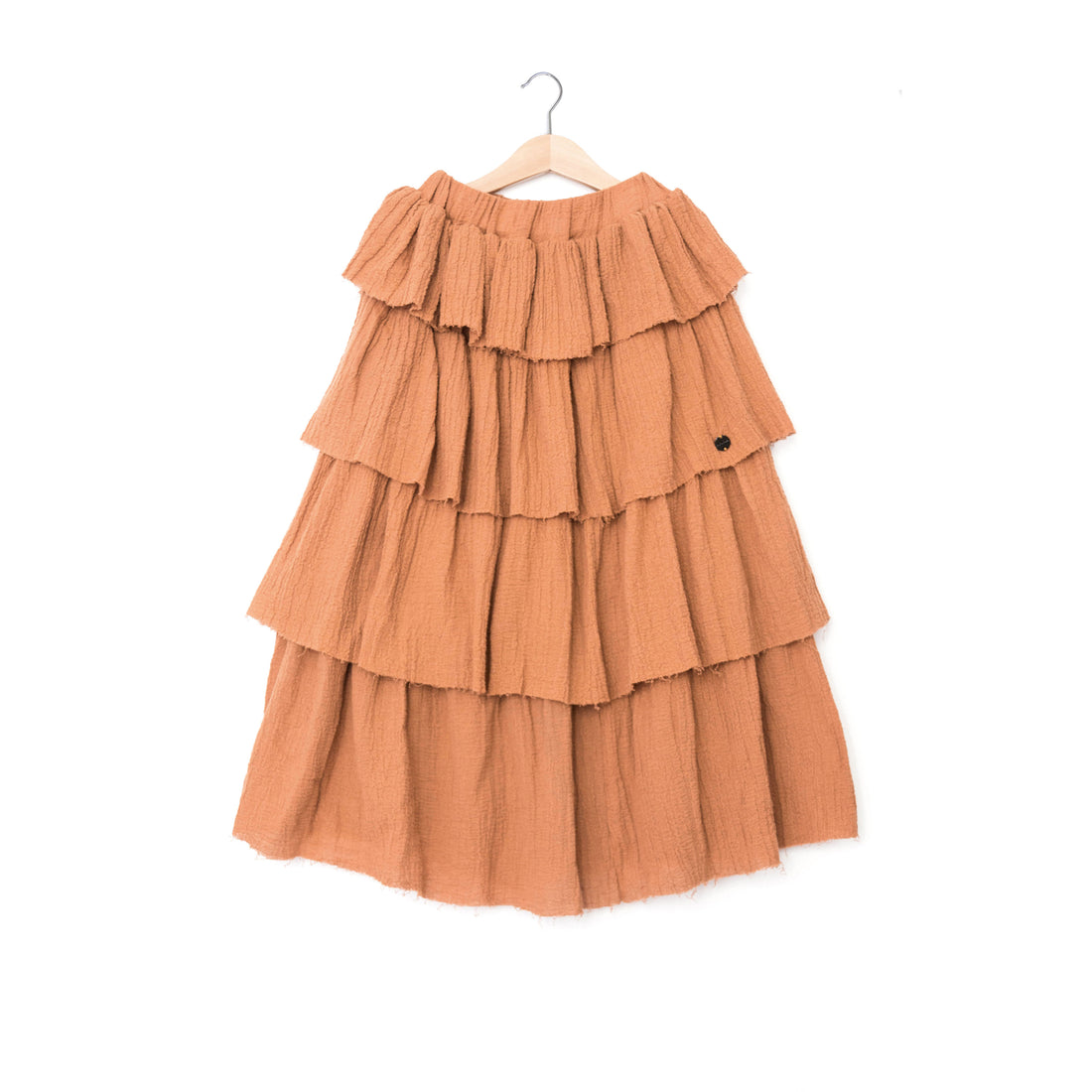 Ninina Terracotta Ruffles Skirt