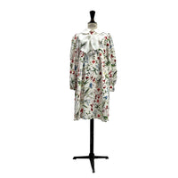 Lemoniez Flower Print collar Foxtrot Dress