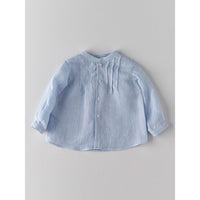Nanos Light Blue Linen Baby Tunic