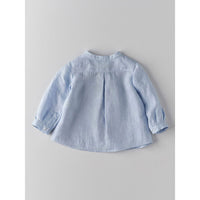 Nanos Light Blue Linen Baby Tunic