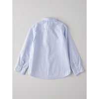 Nanos Blue Dot Print Long Sleeve Shirt
