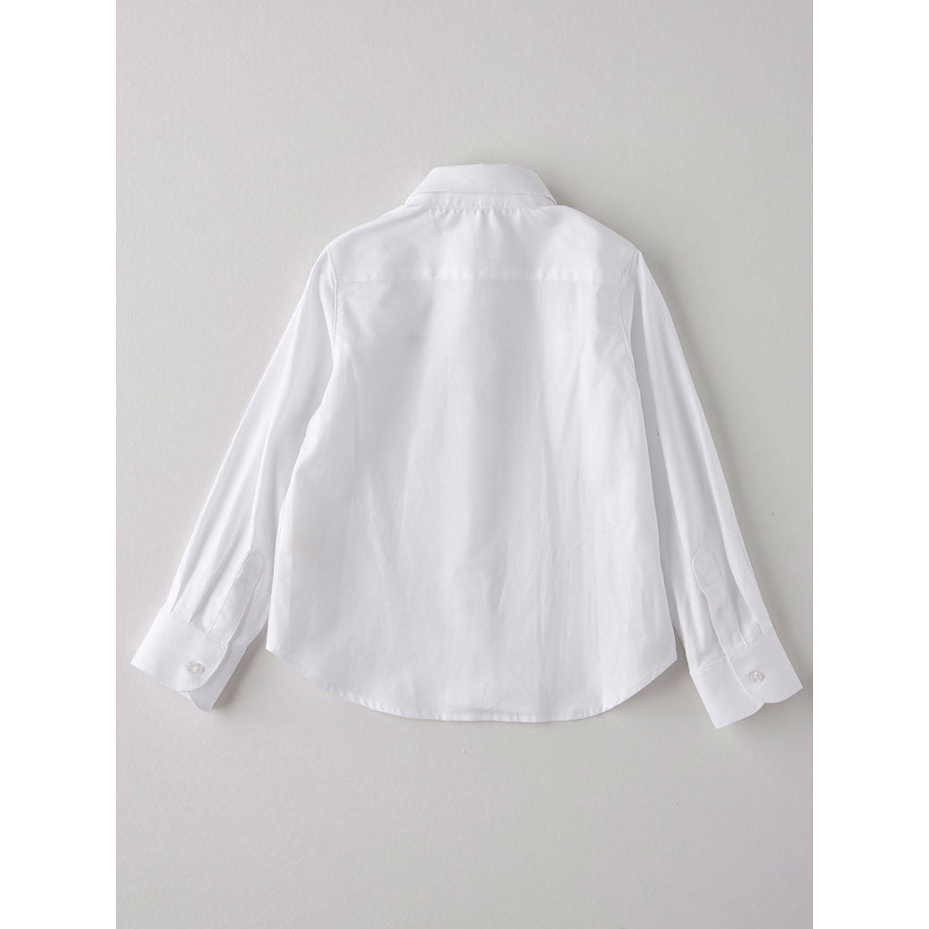 Nanos White Classic Long Sleeve Shirt
