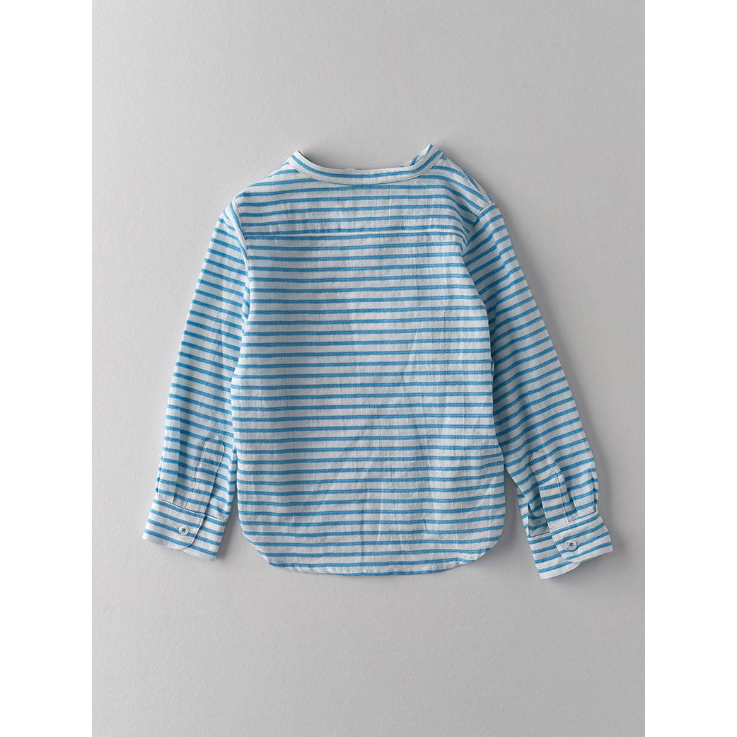 Nanos Blue Horizontal Stripe Tunic