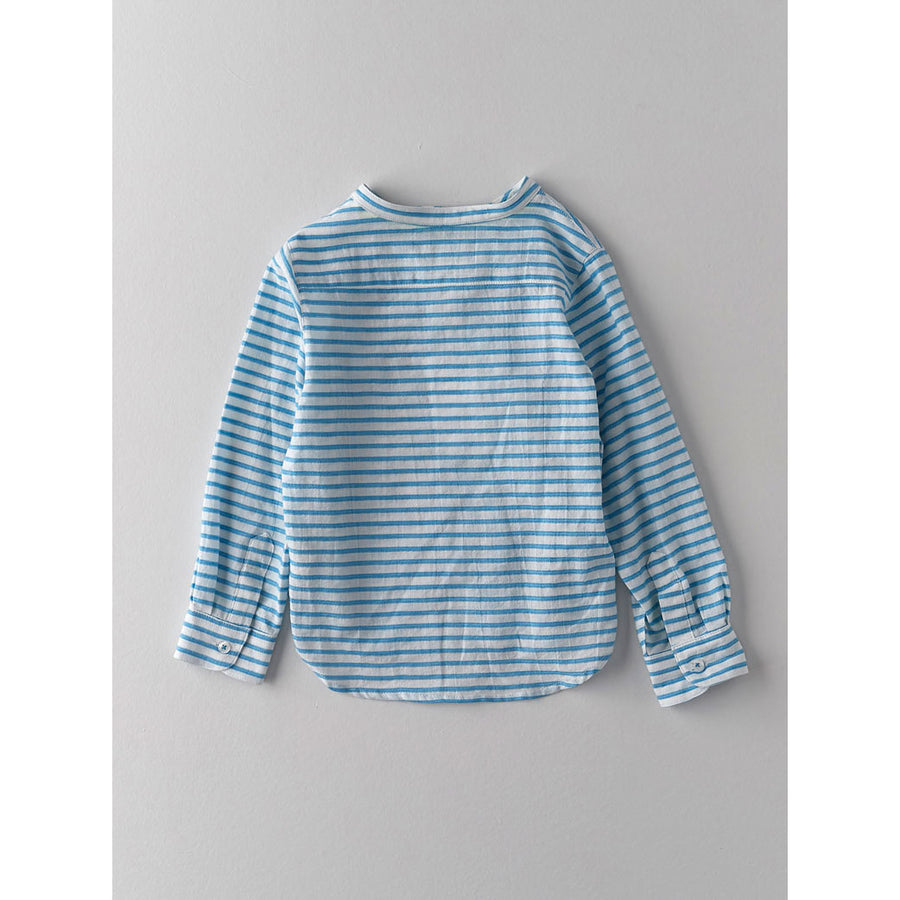 Nanos Blue Horizontal Stripe Tunic