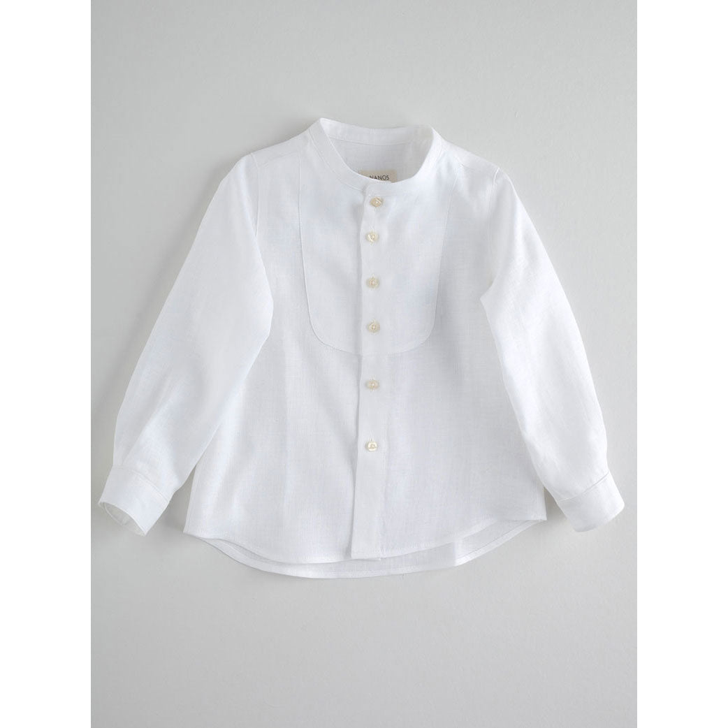 Nanos White Tux Style Shirt