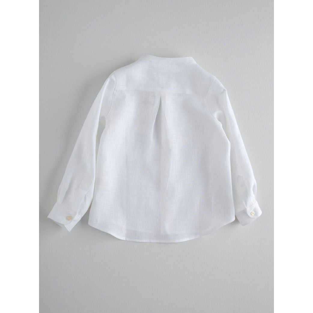 Nanos White Tux Style Shirt