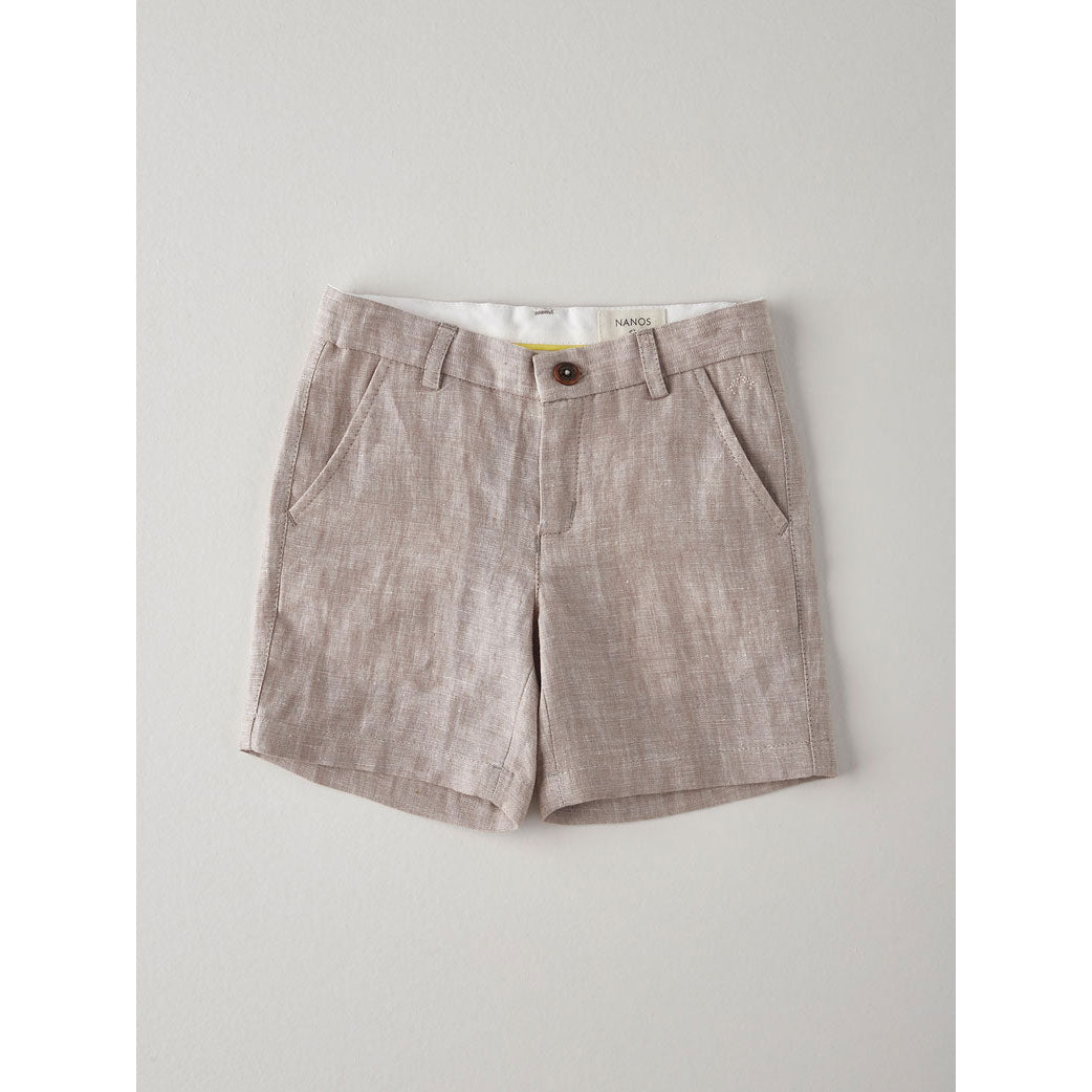 Nanos Beige Marl Shorts