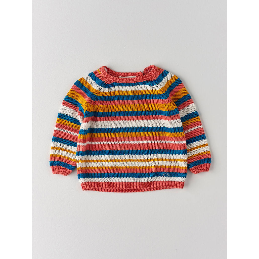 Nanos Colorful Stripe Baby Sweater