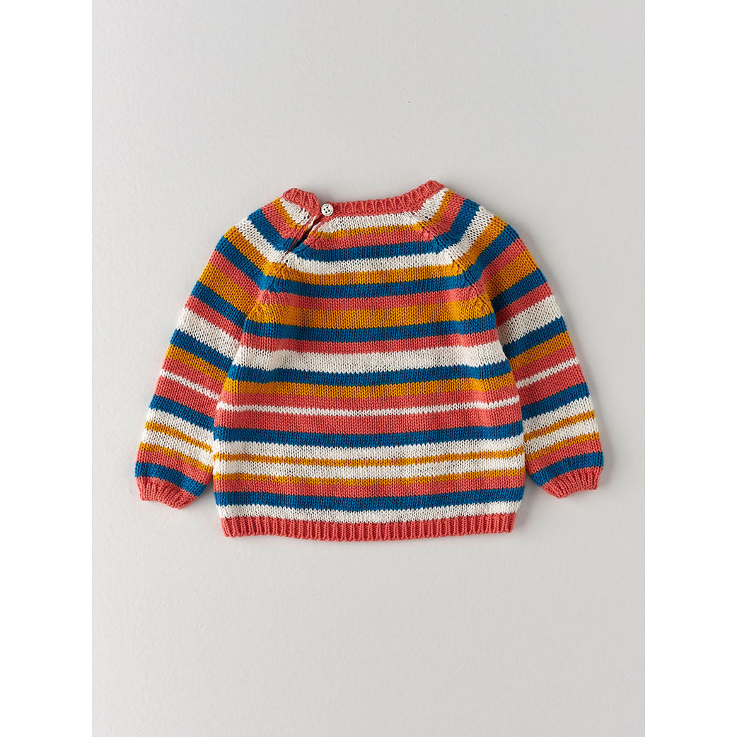 Nanos Colorful Stripe Baby Sweater