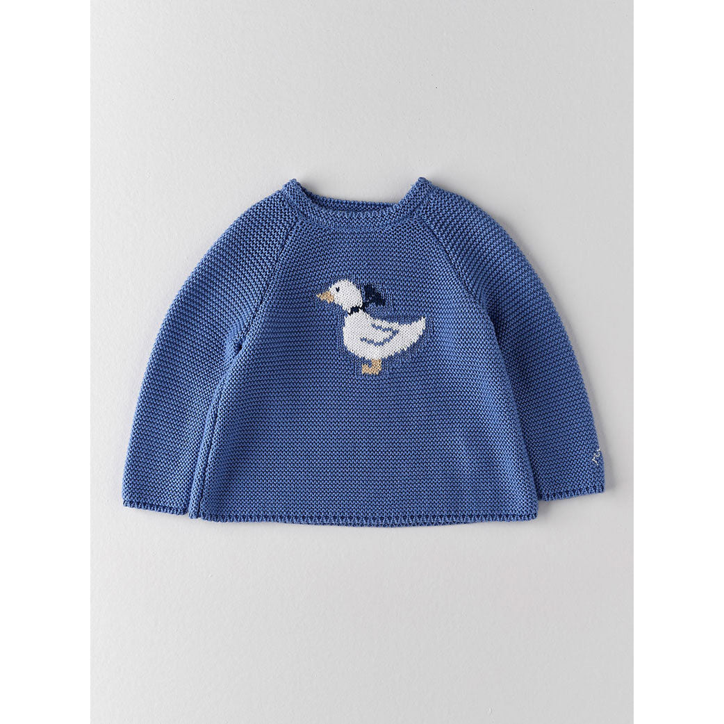Nanos Indigo Duck Baby Sweater