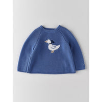 Nanos Indigo Duck Baby Sweater