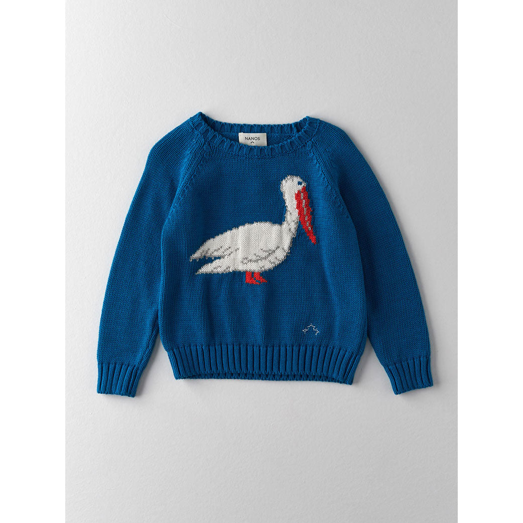 Nanos Indigo Stork Sweater