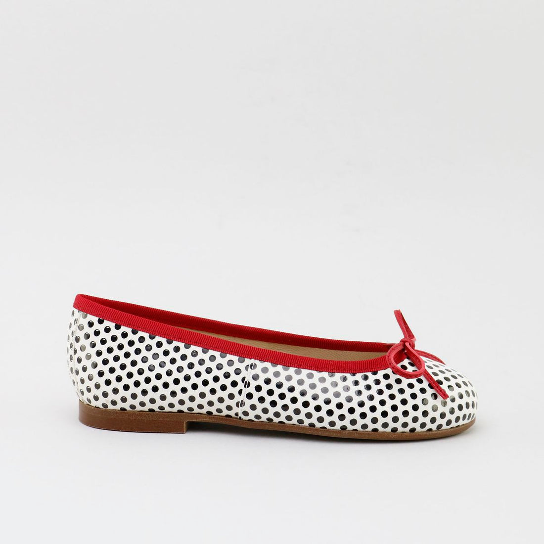 Papanatas Black Dot Ballet Flats