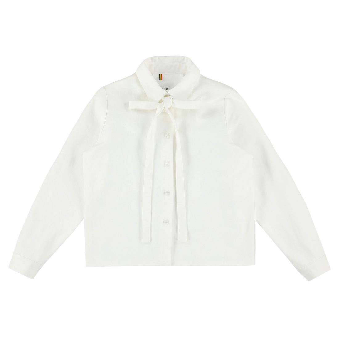 Caroline Bosmans Off White Tie Blouse