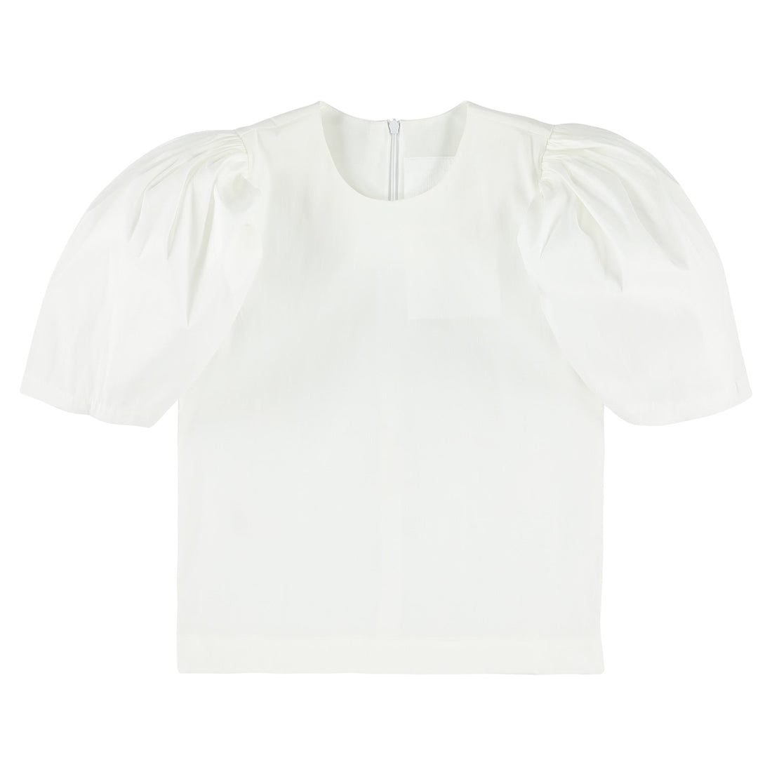 Caroline Bosmans White Tafta Blouse