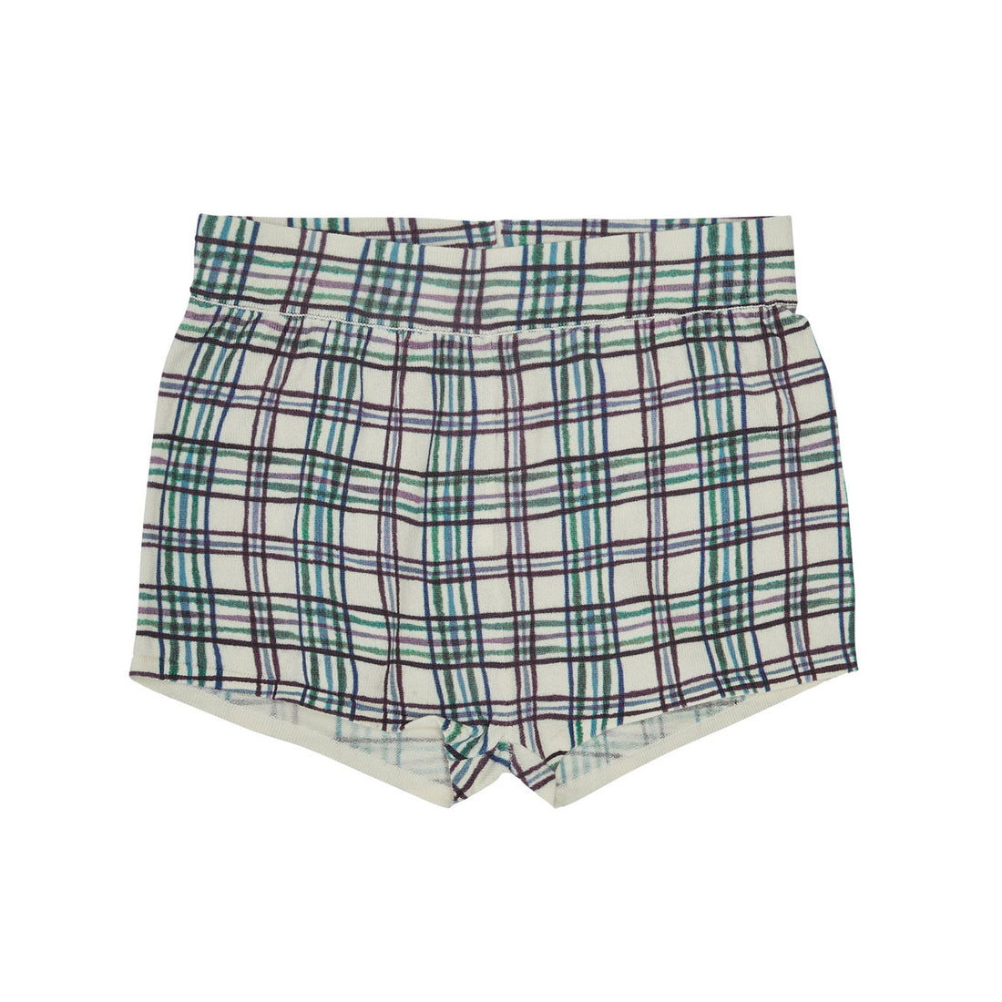 FUB Multi Check Printed Beach Shorts